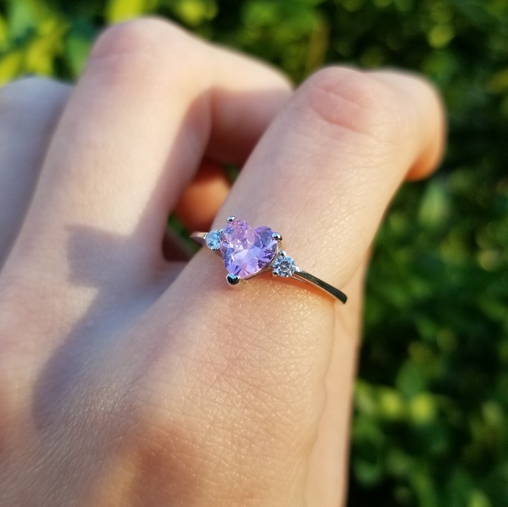 Dainty Sweetheart Sterling Ring